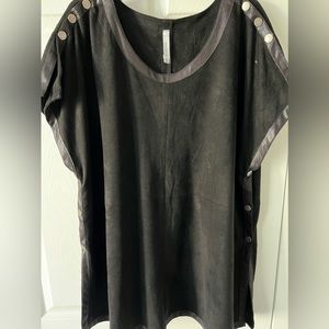 Ultra Suede Black Tunic